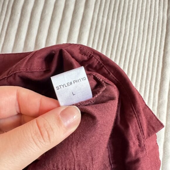 audrey 3+1 dark red women's tapered dress pants - Picture 8 of 8